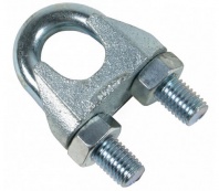 Зажим для стальных канатов DIN 741 (M 6) оцинк (50) Зажим для стальных канатов DIN 741 (M 6) оцинк (50)